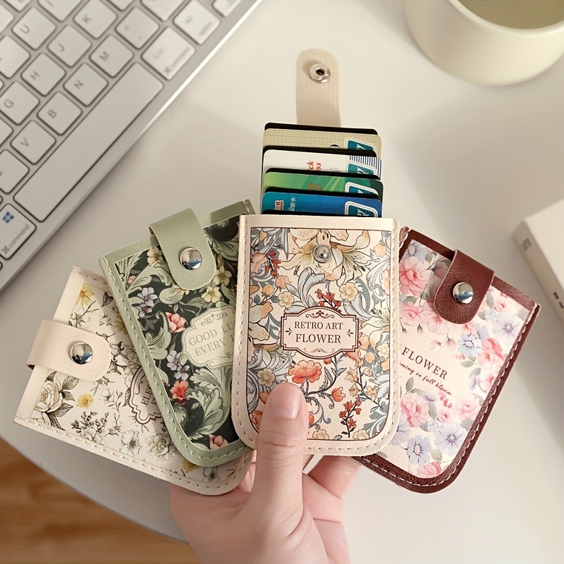 Card Top Loader - Gelamineerde verborgen mini-portemonnee met uittrekbaar creditcardhouder,
