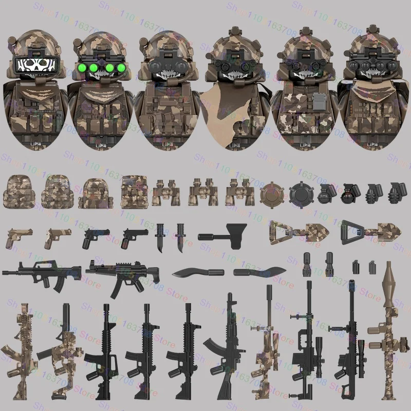MOC Militaire Soldaten Actiefi - Lego Minifigure Holder recensie en prijs