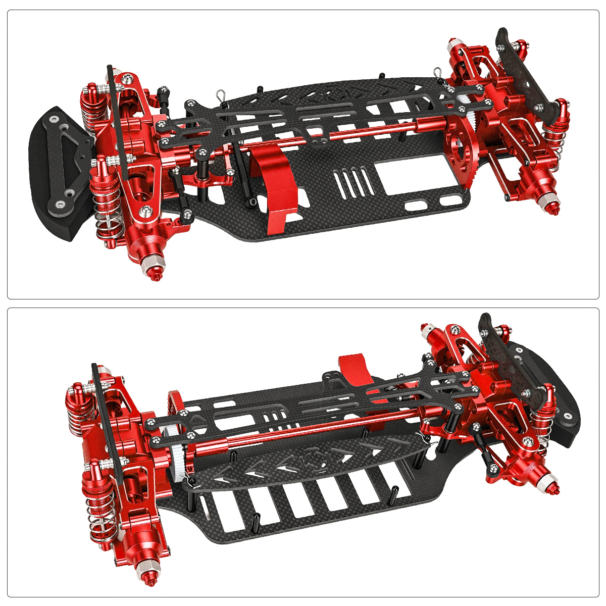 Aluminium & carbon fiber frame - Tamiya Model Rc Car recensie en prijs