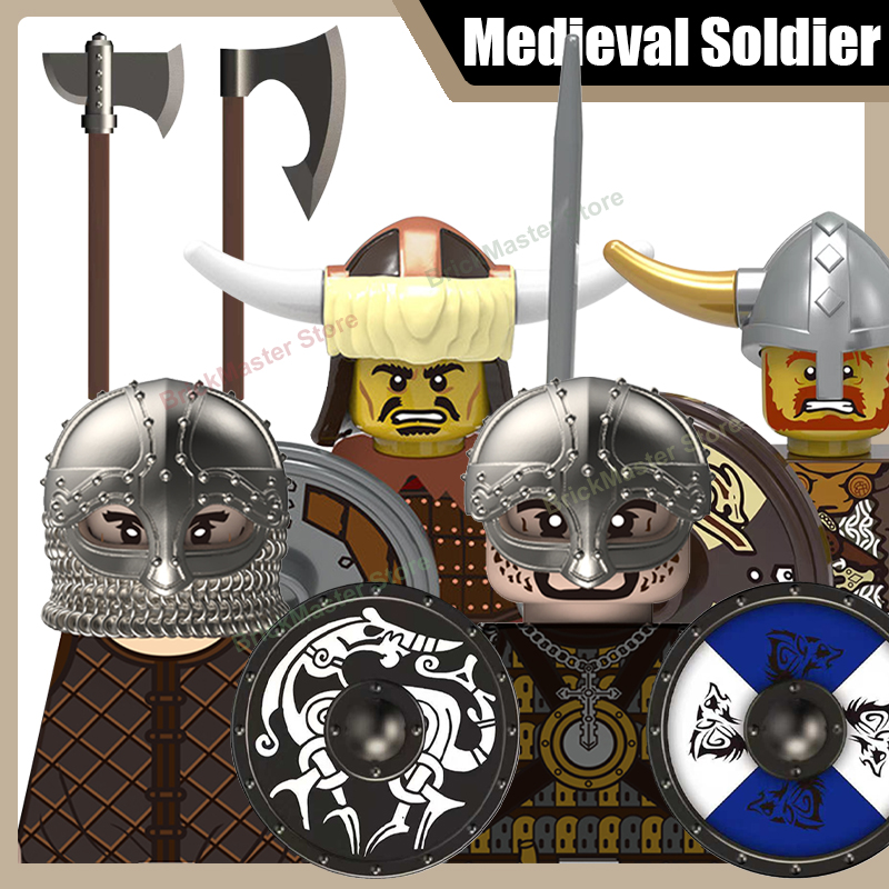 Middeleeuwse militaire Viking  - Lego Minifigure Holder recensie en prijs